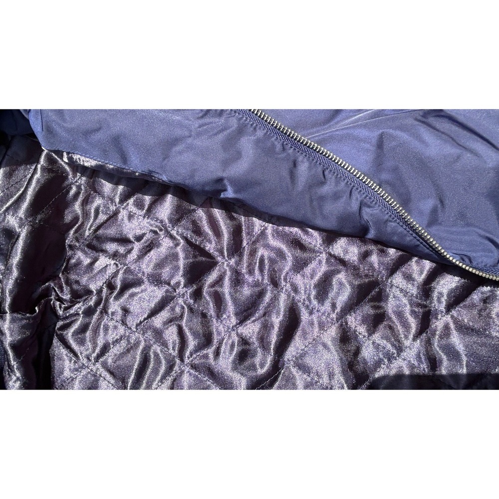 Torrid Floral Bomber Jacket moto boho chic Satin Navy  Sz 3 Embroidered coat - Picture 5 of 5
